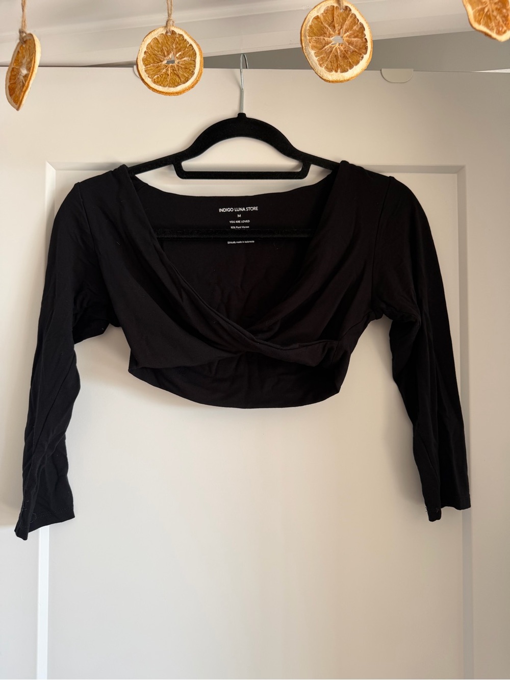 Indigo Luna Agni Twist Crop Top